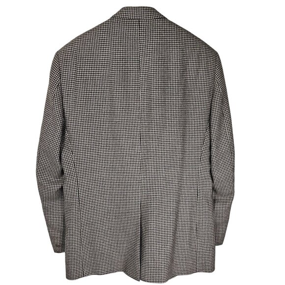Lauren Ralph Lauren Wool Houndstooth Blazer Sport Coat 42R Quiet Luxury Academia - Picture 2 of 10